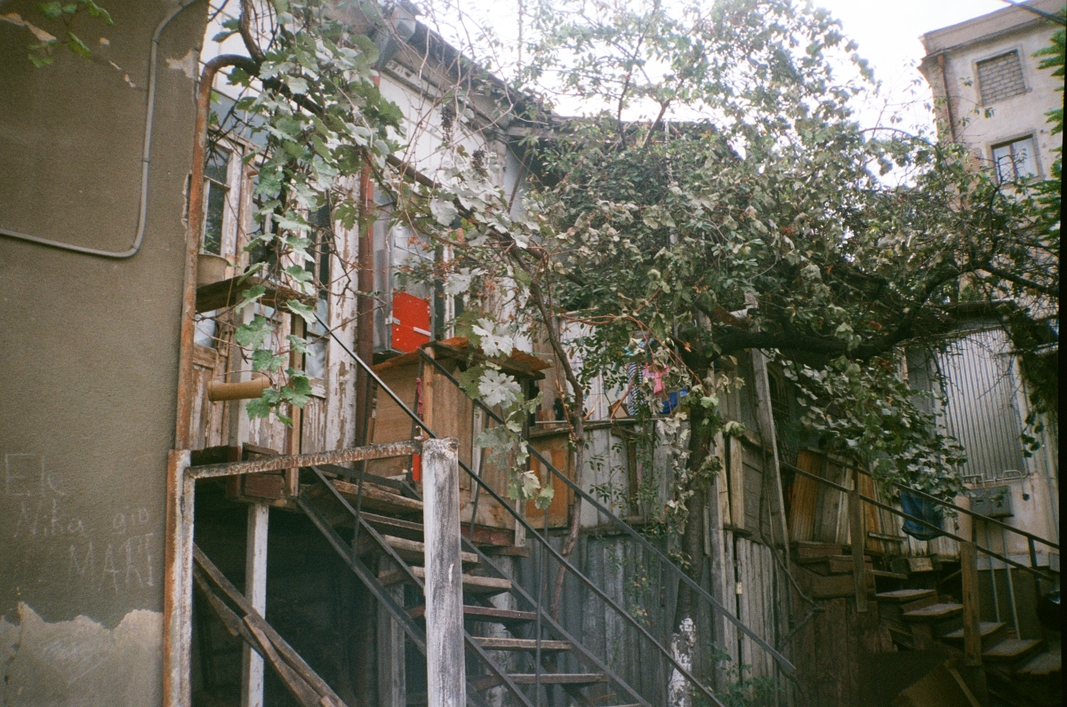 courtyard in tbilisi georgia